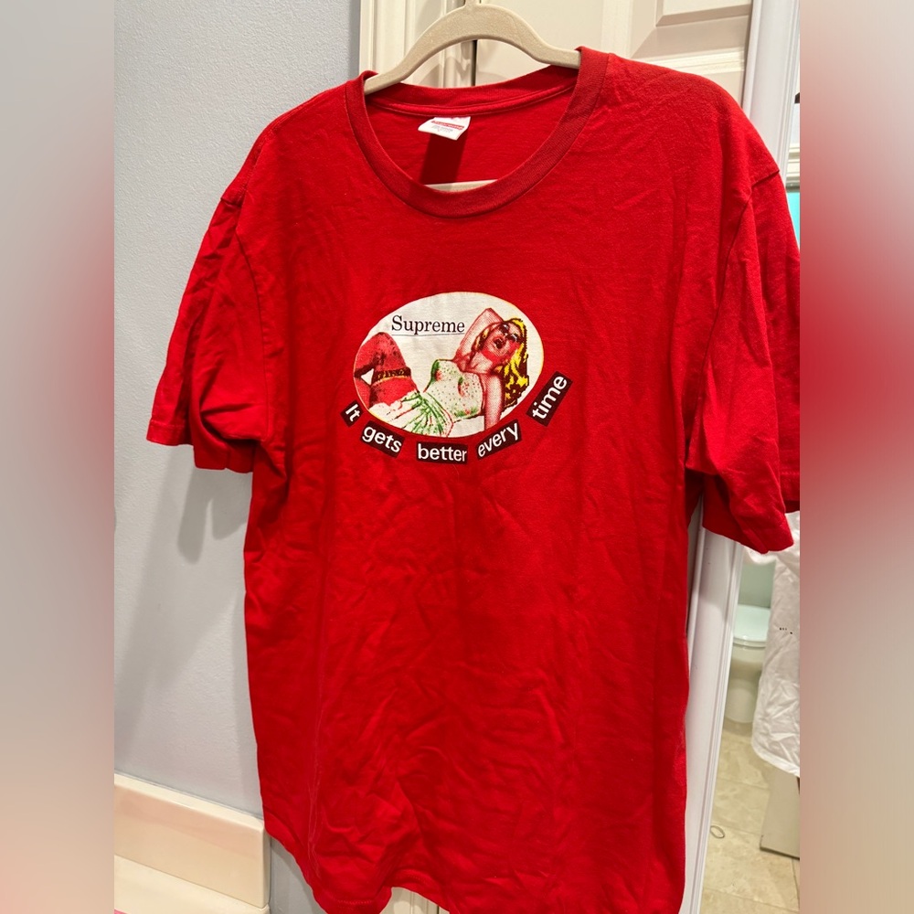 Supreme “It Gets Better Every Time” Tee. Size L. … - image 2
